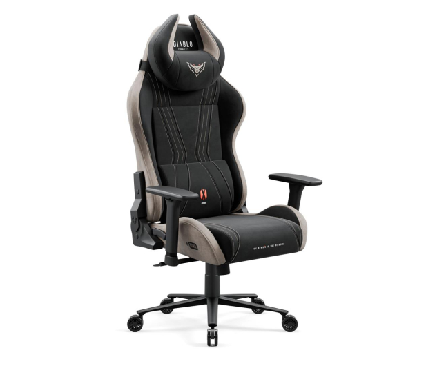 DIABLO Chairs X-Horn 2.0 Normal Size Camel Black Tkanina 1611 - 1271448 - zdjęcie